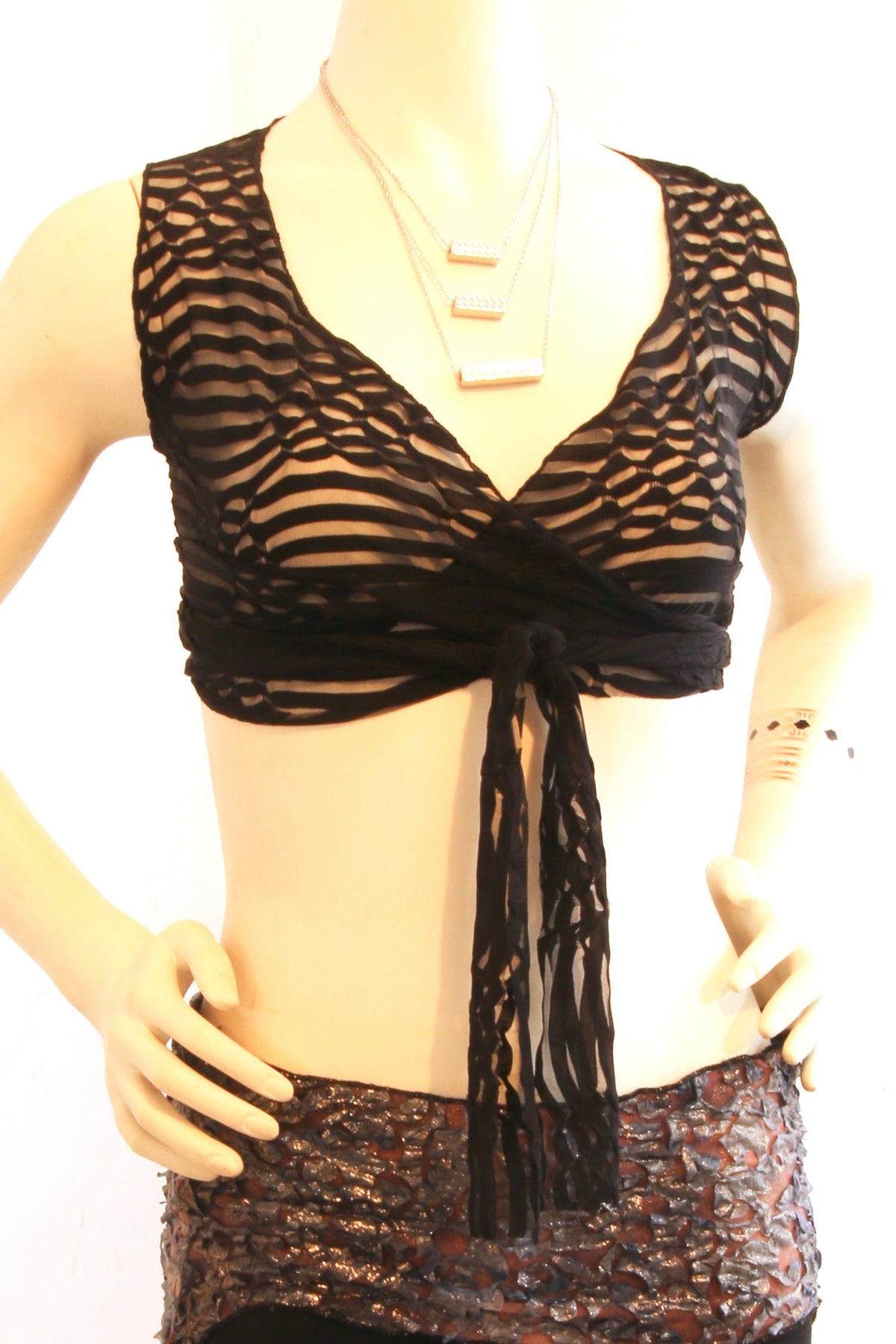 Twisted Delusions Wrap Top