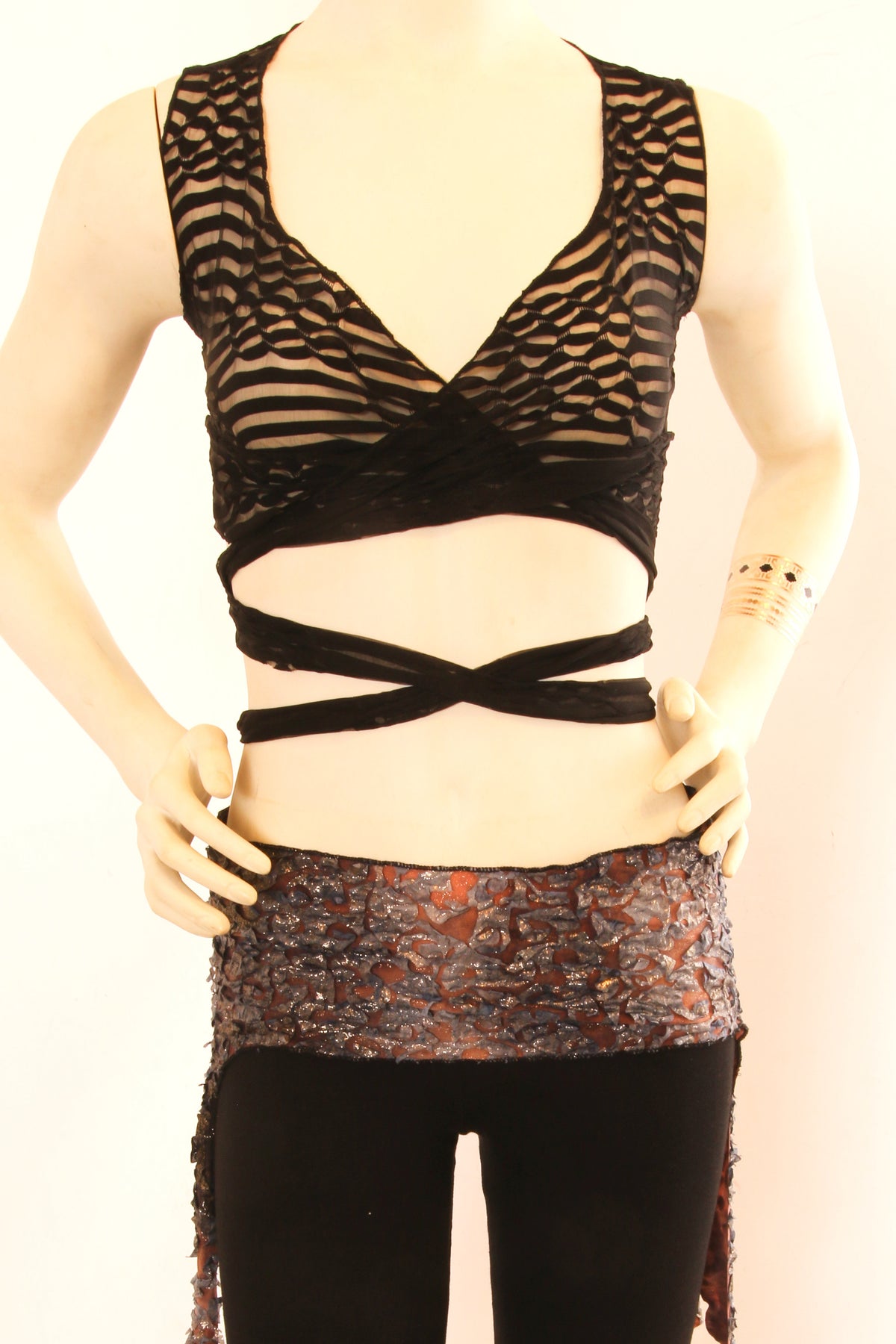 Twisted Delusions Wrap Top