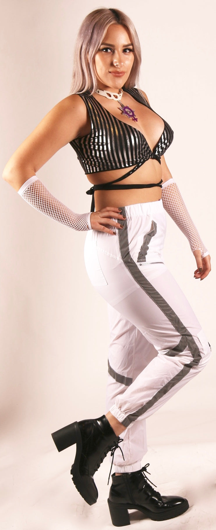 Silver Lining Wrap Top