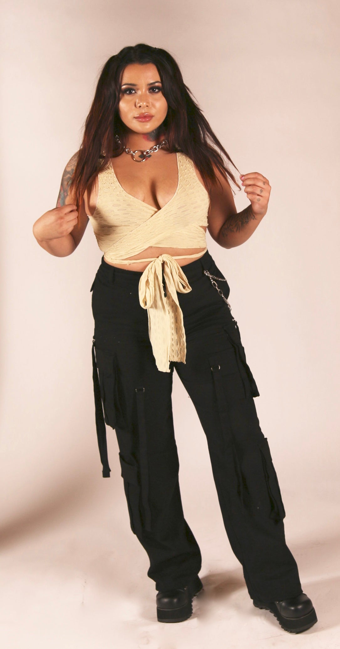 Desert Daisy Wrap Top