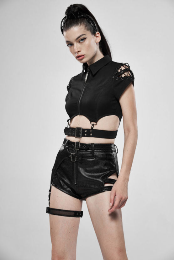 Military Punk Shorts