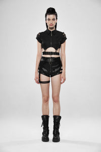 Military Punk Shorts