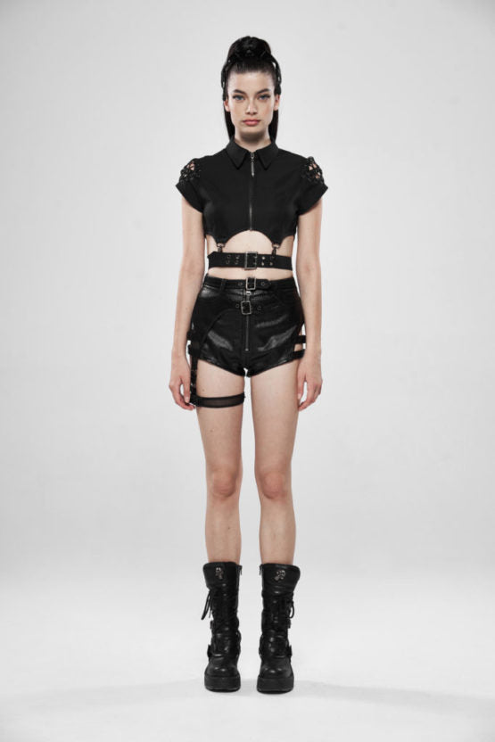 Military Punk Shorts