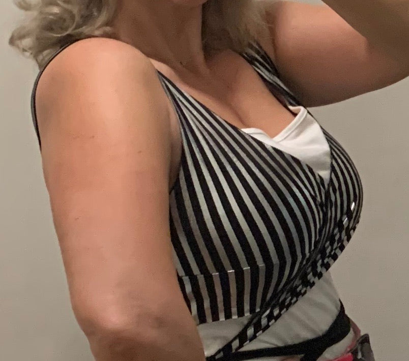 Silver Lining Wrap Top