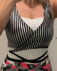 Silver Lining Wrap Top
